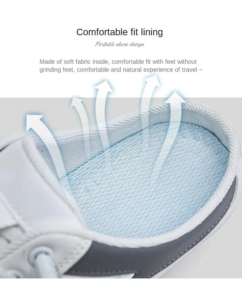 Men's Sneakers Summer Slippers for Men Trendy Men's Flat Bottom Casual Shoes Soft Sole Support Shoes