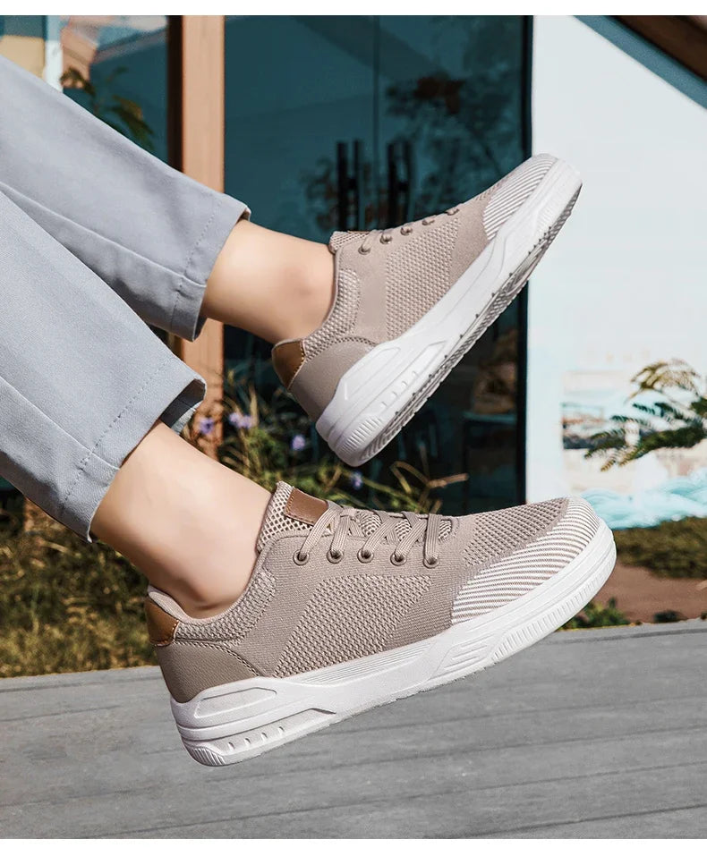 Men Shoes Sneakers for Men Fashion Comfort Lightweight Breathable Casual Shoes Outdoor Walking Skateboard Footwear Size 39-46
