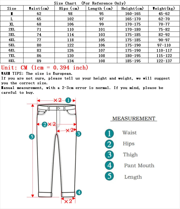 Spring Summer Black Blue Cargo Jeans Men Streetwear Denim Jogger Pants Men Baggy Harem Jean Trousers Plus Size M-8XL