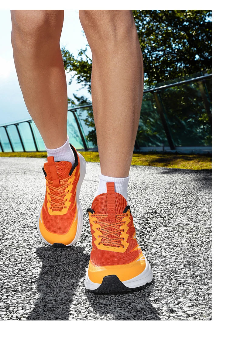 Men Summer Casual Running Shoes Are Fashionable Breathable Anti Slip Wear-Resistant Wide Toe And Oversized Men Shoes For Walking