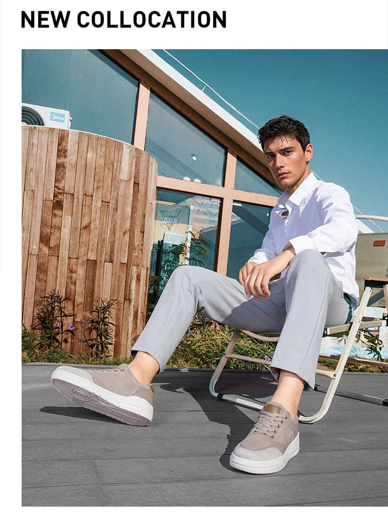 Men Shoes Sneakers for Men Fashion Comfort Lightweight Breathable Casual Shoes Outdoor Walking Skateboard Footwear Size 39-46