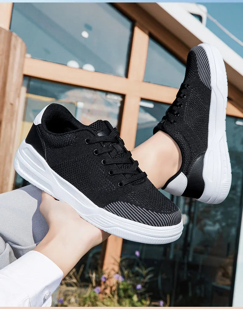 Men Shoes Sneakers for Men Fashion Comfort Lightweight Breathable Casual Shoes Outdoor Walking Skateboard Footwear Size 39-46