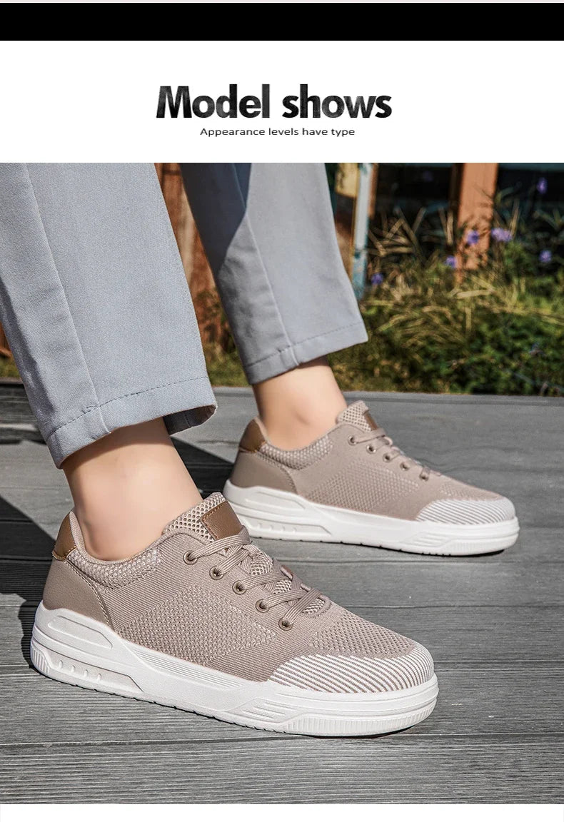 Men Shoes Sneakers for Men Fashion Comfort Lightweight Breathable Casual Shoes Outdoor Walking Skateboard Footwear Size 39-46