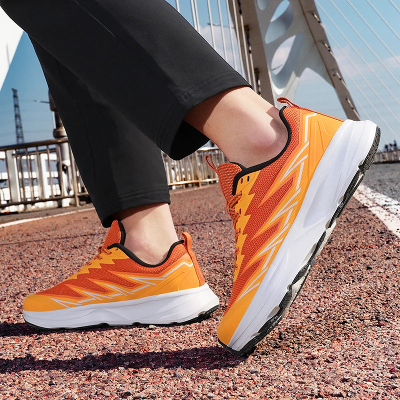 Men Summer Casual Running Shoes Are Fashionable Breathable Anti Slip Wear-Resistant Wide Toe And Oversized Men Shoes For Walking