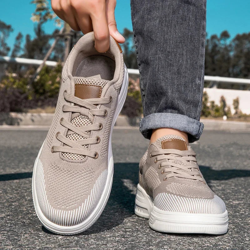 Men Shoes Sneakers for Men Fashion Comfort Lightweight Breathable Casual Shoes Outdoor Walking Skateboard Footwear Size 39-46