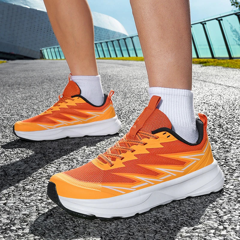 Men Summer Casual Running Shoes Are Fashionable Breathable Anti Slip Wear-Resistant Wide Toe And Oversized Men Shoes For Walking