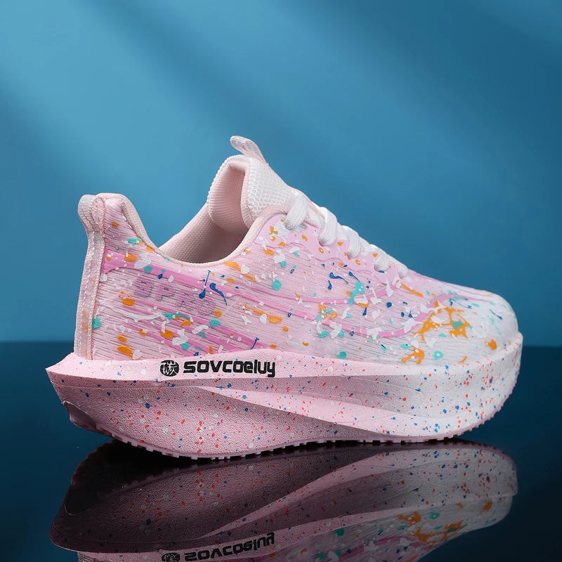 Men's Sneakers Trend Walking Speciality Carbon Board Marathon Sports Shoes Male Running Athletic Nonskid Sneakers﻿ For Women