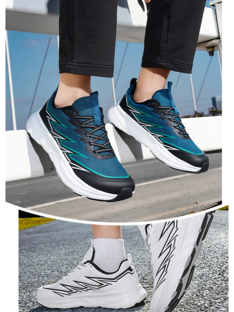 Men Summer Casual Running Shoes Are Fashionable Breathable Anti Slip Wear-Resistant Wide Toe And Oversized Men Shoes For Walking