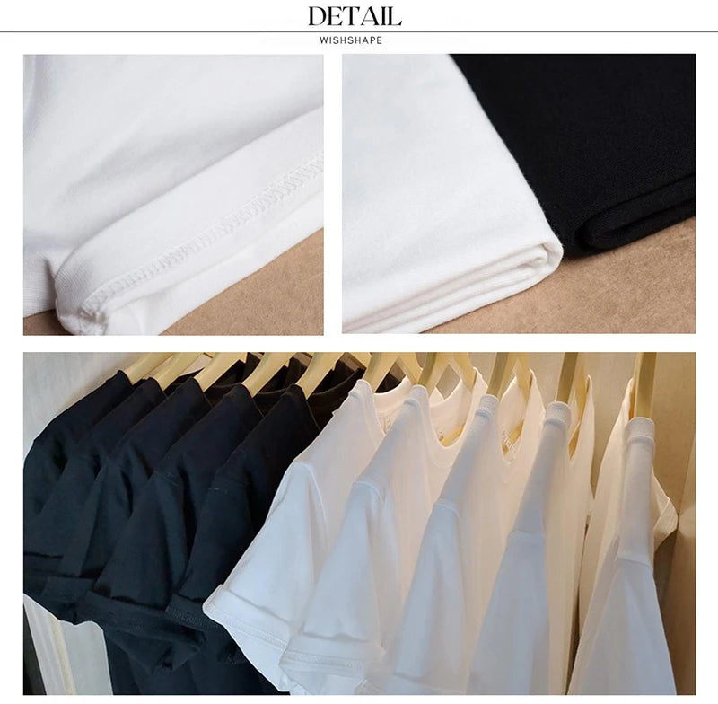 Men's MASH 4077  T Shirts  Cotton Clothes Awesome Short Sleeve Crew Neck Tees Plus Size T-Shirts