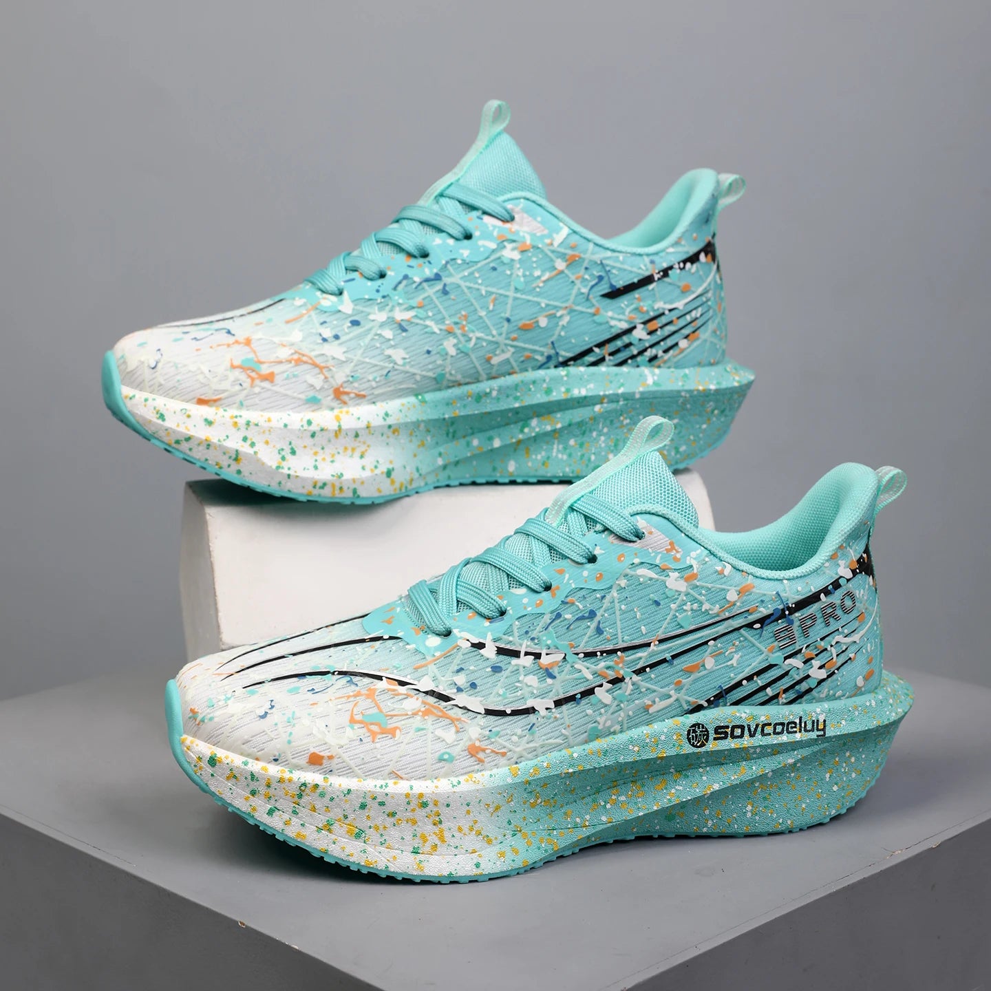 Men's Sneakers Trend Walking Speciality Carbon Board Marathon Sports Shoes Male Running Athletic Nonskid Sneakers﻿ For Women