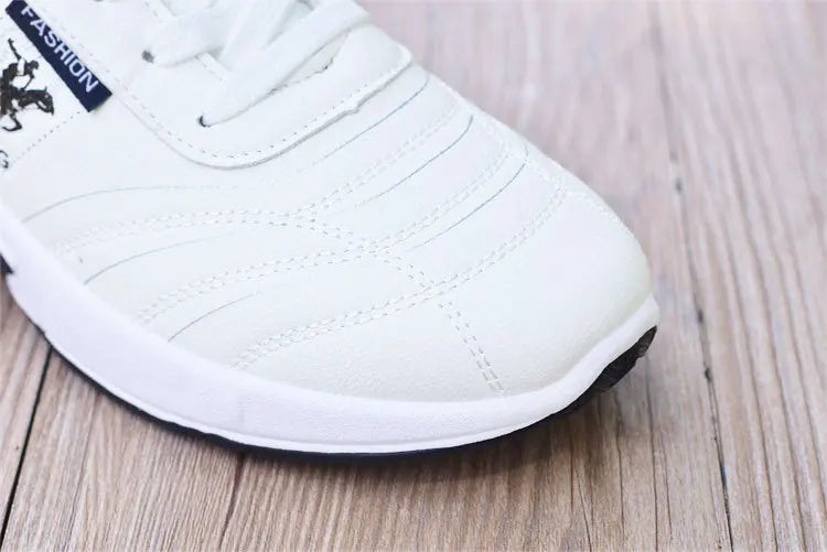2026Men's Sneakers Versatile Air Cushion Running Shoes Men Platform Leather Vulcanized Shoes Breathable Men Casual Sport Shoes