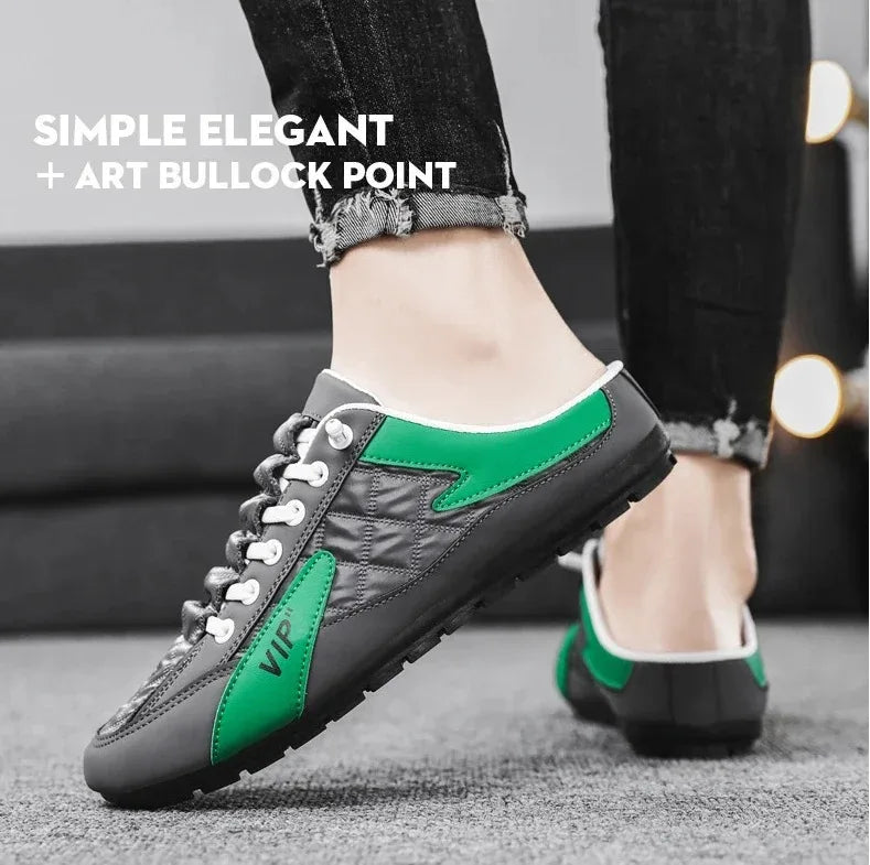 Men's Sneakers Summer Slippers for Men Trendy Men's Flat Bottom Casual Shoes Soft Sole Support Shoes