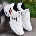2026Men's Sneakers Versatile Air Cushion Running Shoes Men Platform Leather Vulcanized Shoes Breathable Men Casual Sport Shoes