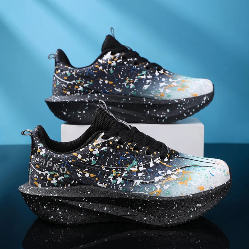 Men's Sneakers Trend Walking Speciality Carbon Board Marathon Sports Shoes Male Running Athletic Nonskid Sneakers﻿ For Women