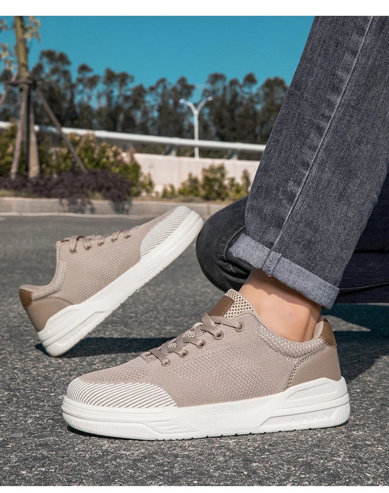 Men Shoes Sneakers for Men Fashion Comfort Lightweight Breathable Casual Shoes Outdoor Walking Skateboard Footwear Size 39-46