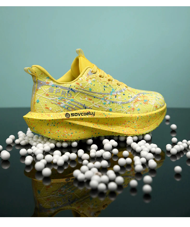 Men's Sneakers Trend Walking Speciality Carbon Board Marathon Sports Shoes Male Running Athletic Nonskid Sneakers﻿ For Women