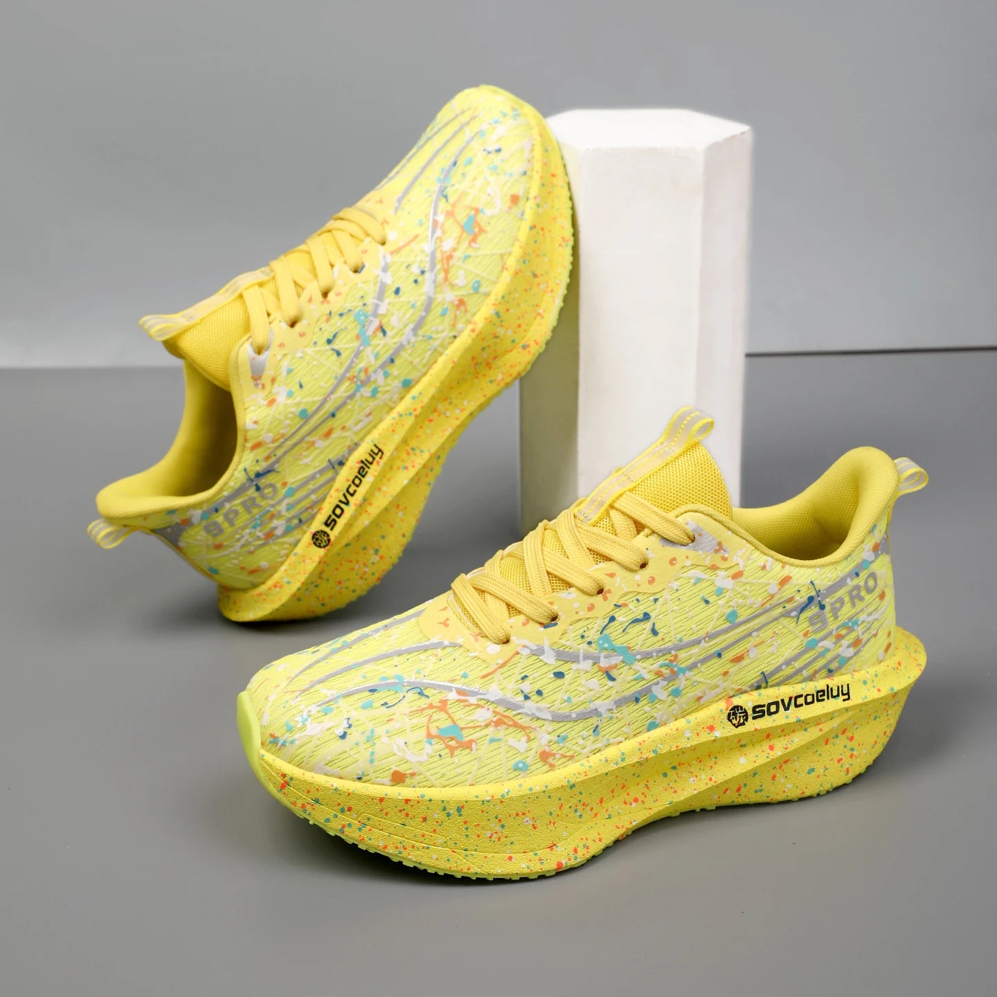 Men's Sneakers Trend Walking Speciality Carbon Board Marathon Sports Shoes Male Running Athletic Nonskid Sneakers﻿ For Women
