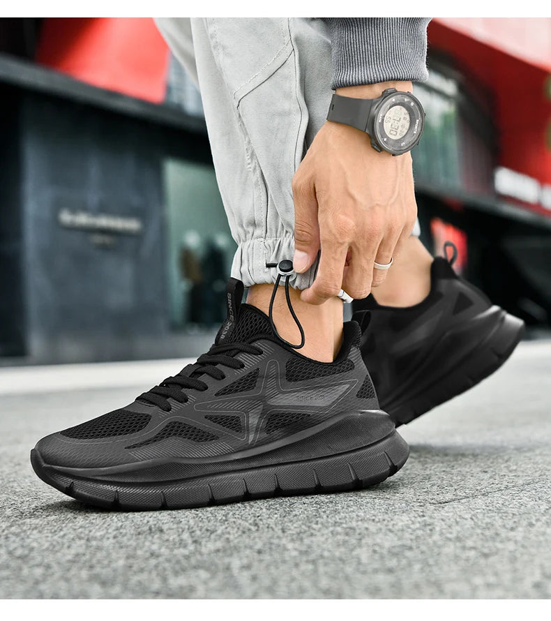 Men Shoes 2025 Casual Walk Air Cushion Marathon Breathable Lightweight Women's Comfortable Athletic Nonskid Sneakers