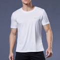 Men's Running T-Shirt Quick Dry Gym Sport Shirt Tops Short Sleeve Training Exercise Workout Shirts Summer Tops Tee Men Rashguard