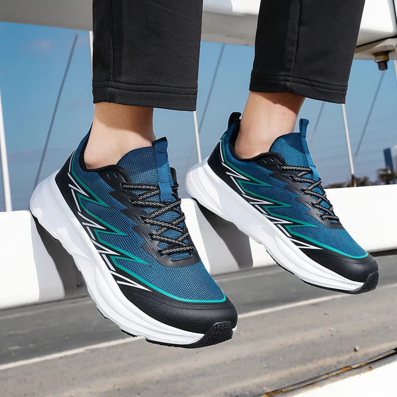 Men Summer Casual Running Shoes Are Fashionable Breathable Anti Slip Wear-Resistant Wide Toe And Oversized Men Shoes For Walking